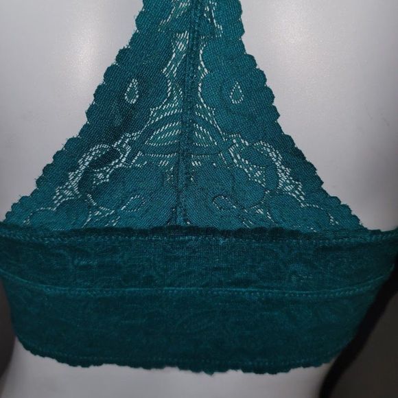 Free People Galloon Lace Racerback Bralette Green - Picture 5 of 10